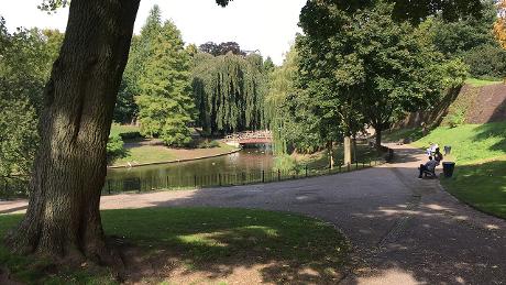 Foto Kronenburgerpark in Nijmegen, Aussicht, Herumlaufen