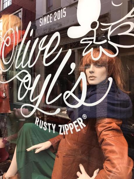 Rusty zipper store vintage