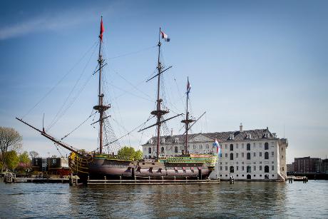 Foto Het Scheepvaartmuseum in Amsterdam, Aussicht, Museen & galerien